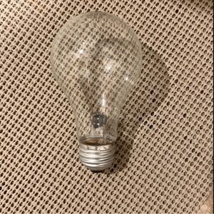 GE Clear 60W Incandescent Light Bulb